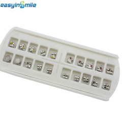 100pcs Dental Metal MINI Brackets Orthodontic Braces MBT/ROTH 022 3/345 W/Hooks
