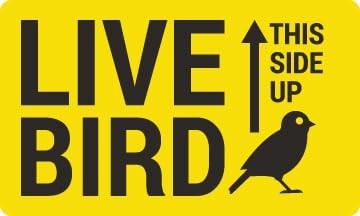 Officesmartlabels Live Bird Labels 5 X 3 – 300 Labels Live Bird Stickers