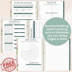 bloom daily planners Beige 25-26 Planner 8.5″x11″