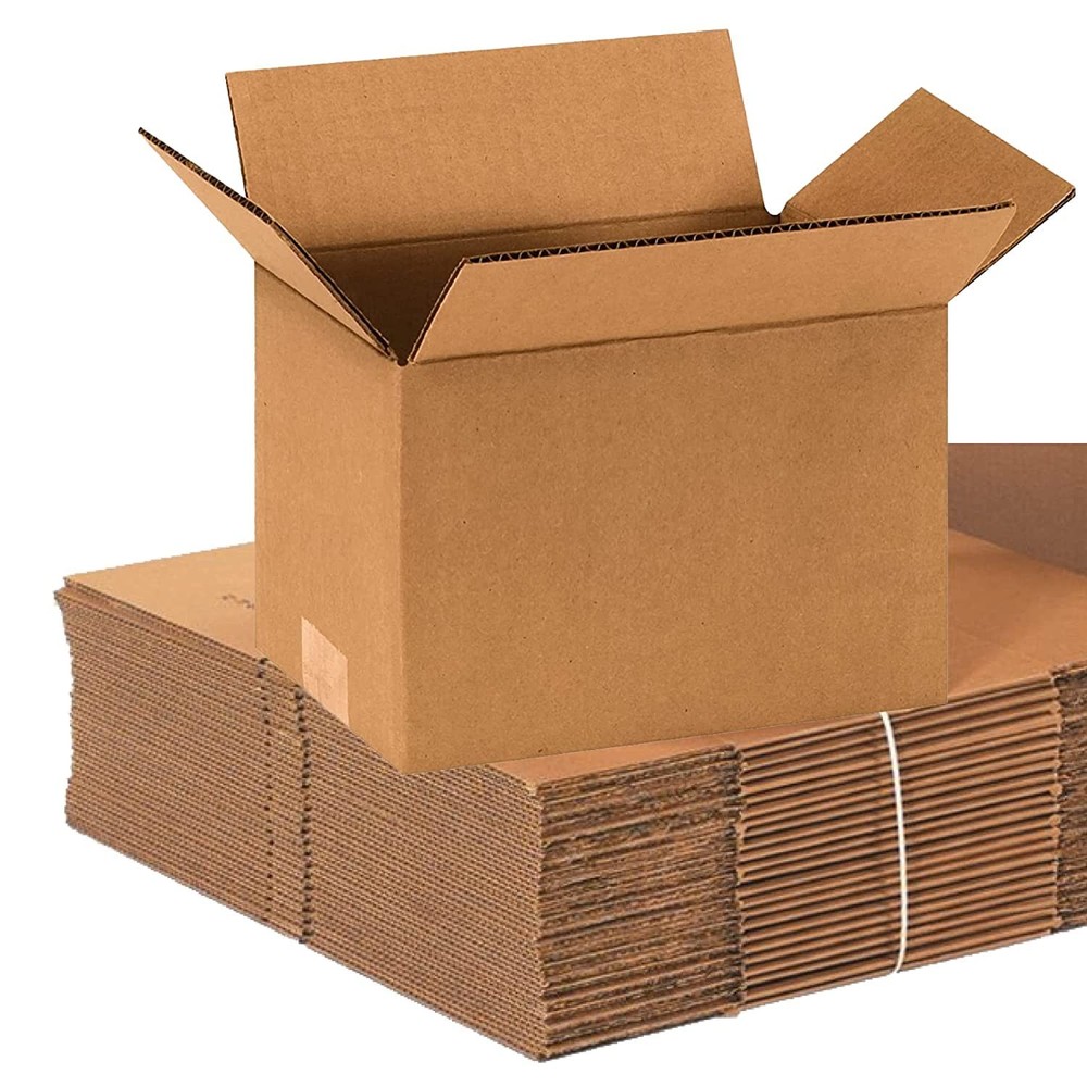 AVIDITI Small Shipping Boxes, 9″L x 6″W x 6″H (25-Pack) Heavy 9x6x6, Kraft