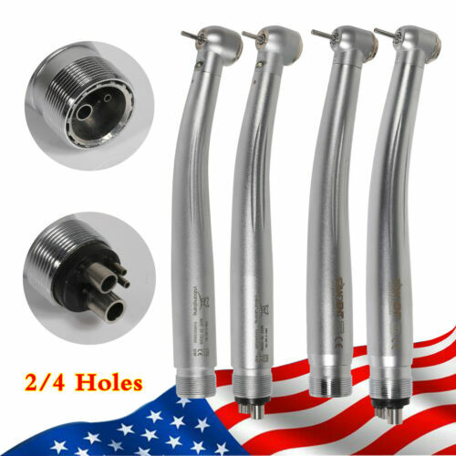 2/4 Hole Dental (LED E-generator) High Speed Handpiece Turbine fit NSK USPS