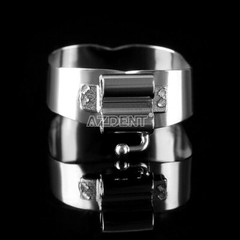 AZDENT Dental Orthodontic Bands with Buccal Tube 1st Molar Roth .022 35#-40#+
