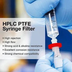 10-100pcs PTFE Membrane Syringe Filter 0.22μm 13mm non-sterilized Hydrophilic GC
