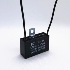 CBB61 250V Capacitor 2 wires 2/3/3.5/4/5/5.5/6/6.5/7/8/9/10/12/15/18/20/25/30 UF