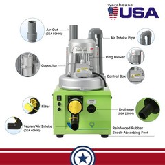 Professional Dental Vacuum System GS-02 600L/min -13KPa for 2-3 Chairs 110V