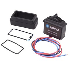 TW01BLK12 Black Hall Effect Thumbwheel Self Centering Joystick APEM
