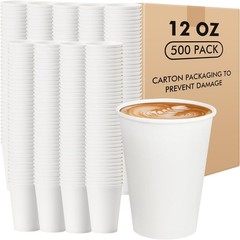 3 oz 300 Pack Paper Coffee Cups for Bathroom, Disposable Mouthwash Cups, Small P