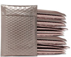 4X8 inch Choose Your Color Metallic Padded Bubble Shipping Envelope Mailers Pack