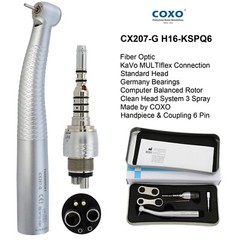 COXO Dental Fiber Optic Turbine High Speed Handpiece For Kavo NSK Coupler 4 6H