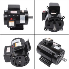 5 HP Single Phase ODP Compressor Motor 184T Frame 208-230V 60Hz Industrial