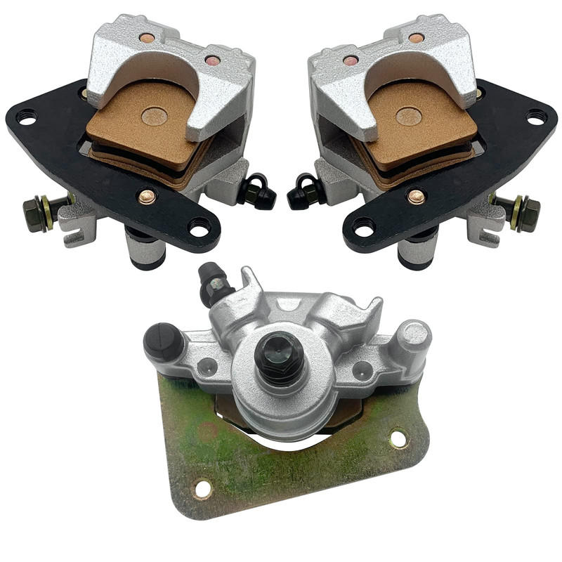 Javik Front Left Right Rear All Brake Calipers For Yamaha Kodiak 400 2000-2002