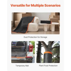 Uimoso 1/2/6/12 Pack Moving Blankets Furniture Pads/ Sound Dampening Blankets