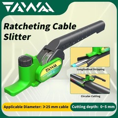 2PCS TAWAA KMS-K Ratcheting Cable Slitter Cutting Depth 0~5mm Ship from USA