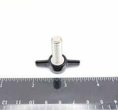 5/16″ Thumb Screw Bolts Black Tee Wing Knob Stainless Steel T Bolts 4 Pack