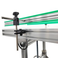 59×19.7in PU Belt Conveyor Machine Food Inclined Conveyor110V 120W Highly Adjust