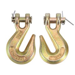 6 Pack G70 3/8″ Clevis Grab Hooks Tow Chain Hook Flatbed Truck Trailer Tie Down