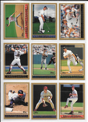 Topps Baseball Cards 1990s Lot – Great Condition 6 Cards