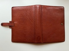 Vintage Filofax Winchester Organizer 4CL Real Calf Leather Brown Personal Size