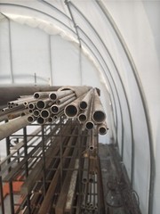 stainless steel electrical conduit, assorted lengths and sizes