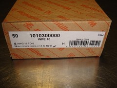 (1 case of 50) Weidmuller 1010300000 WPE 10 Terminal Block open box new