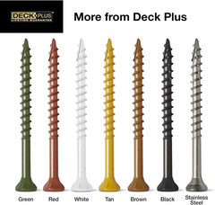 48415 Exterior Wood Screws, #10 x 2-1/2″, 4-Layer Epoxy Coated, Torx/Star Drive