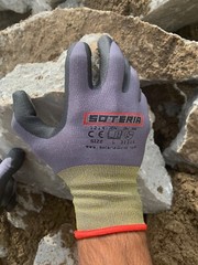 SOTERIA JEN-1214 EN388 Ultimate Nitrile Coated Gloves *Large* – Grey/Black