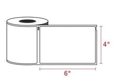 20 Rolls 4×6 Direct Thermal Shipping Labels – 250 per roll – 5000 labels Zebra