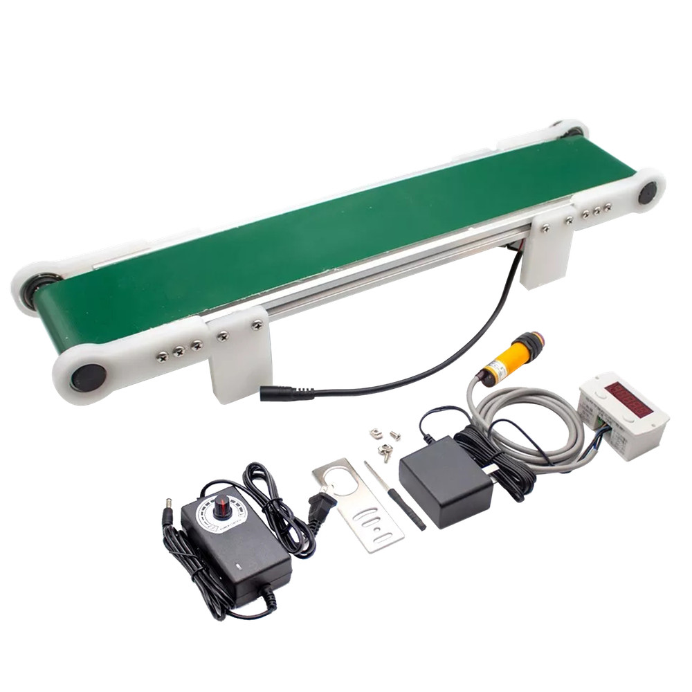 Mini Production Line Conveyor Desktop Conveyor Belt with Photoelectric Counter2h