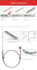 Thermocouple Temperature Sensor 1mm 1.5mm 2mm 3mm 4mm 5mm 6mm 8mm J-Type 600 ℃
