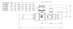Diamondback BV-BB Series BV38BBSI Ball Valve 3/8″ OD with Insulation Sleeve