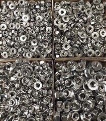 Flange Nuts Stainless Steel, Serrated Base for Locking Main Sizes Available