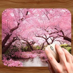 Spring Season Mouse Pad Mat Mousepad for 9L x 8W inches, Cherry Blossom MP87