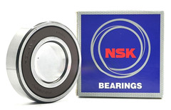 NEW NSK 6206VVC3 BEARING RUBBER SEALS 6206 VV C3 6206 2RS RS=SKF 30x62x16 mm