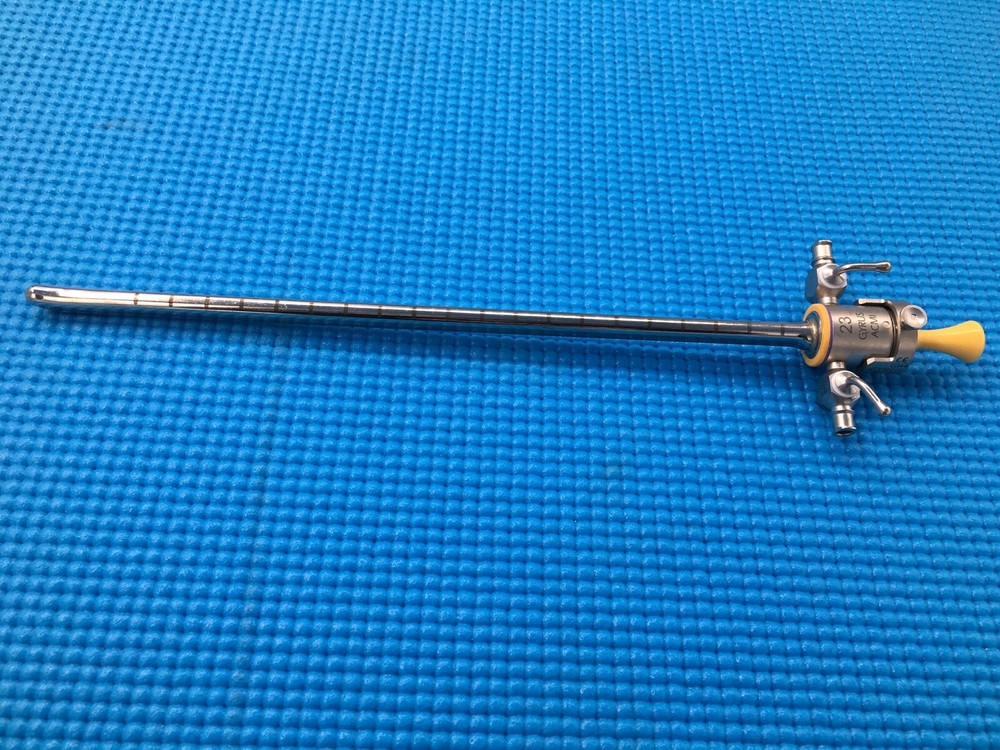Circon ACMI E123-S & E123-O 23FR Cystoscope Sheath & Obturator Urology