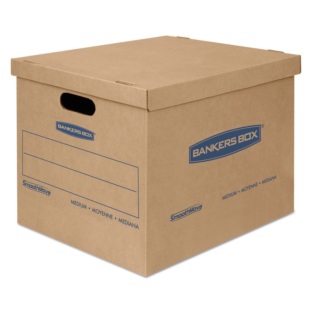 20 Pack Clear Moving Boxes Small with Lift Off Lid and Reinforced Handles
