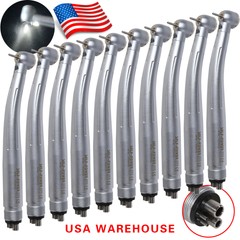 10 NSK Style DENTAL LED E-generator HIGH SPEED HANDPIECE 4-Hole PDM