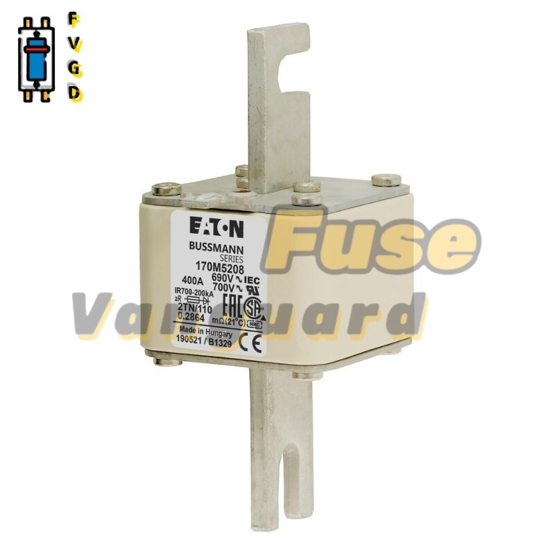 1PC Eaton BUSSMANN 170M5208 400A,690V High Speed Square Body Fuse