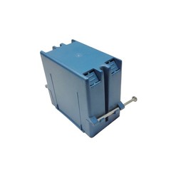 1 Gang New Work Electrical Switch Outlet Box 3.44″ Deep 23 cu in ETL Blue