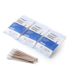 1000pcs Cotton Tipped Applicators 3″（7.6cm）Wooden Swabs Medical Disposable Clean