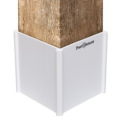 4×4 Post Protector – Fits Standard 3.5″x3.5″ Wood or Metal Posts – 4in High -…