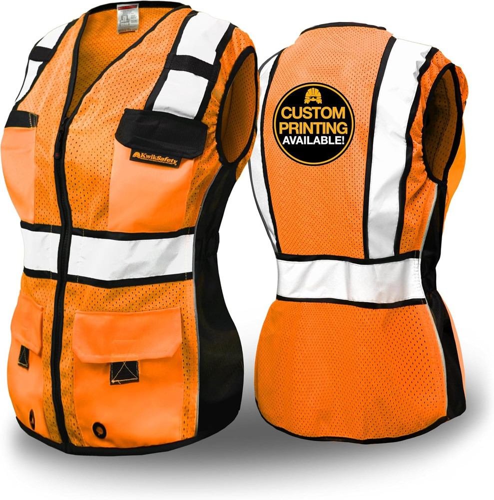 – Charlotte, NC – Roadboss Economy & Premium Safety Vest for Women [SNUG-FIT] Cl