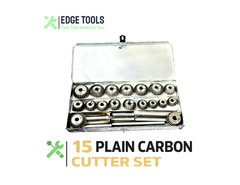 New Engine Valve Seat High Carbon Steel Face HCS Cutter 15 Pc Set USA EDGE TOOLS