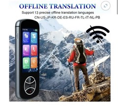 AI Voice Translator Device 3.0” Screen WiFi Multi-Language Portable Sealed