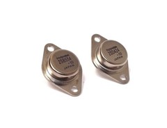 2SB554 + 2SD424 PNP + NPN TRANSISTORS; 15A/150W TOSHIBA