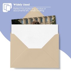 Golden State Art, 10 Pack 8×10 One-side White Corrugated Cardboard Sheets, Fl…