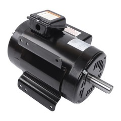 5 HP Single Phase ODP Compressor Motor 184T Frame 208-230V 60Hz Industrial