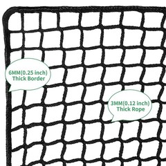 IUZEAI Golf Practice Net – Heavy Duty Nylon Netting, 10x10ft/10x15ft/10x20ft