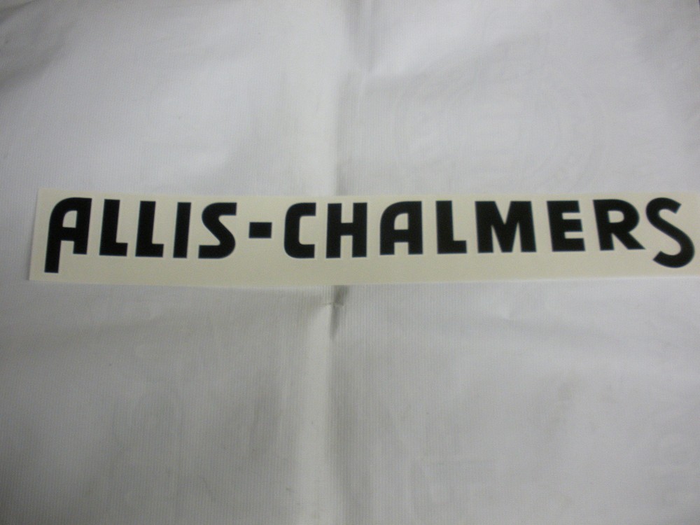 Allis Chalmers Decal Black 2 1/4 ” X 23″ Long A & S – NEW FREE SHIPPING