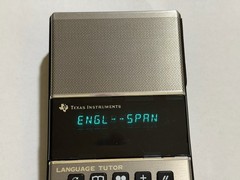 Texas Instruments Language Translator Vintage Spanish Tutor Module w/Case TI (7)