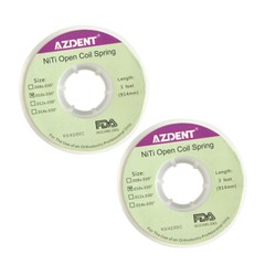 AZDENT Orthodoncia Dental NITI Resorte en espiral abierto 010 * 030 ″ 914mm